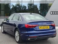 Used Audi A4 Black Edition 147 HP (108 kW) 2022 Blue Sedan