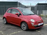 Used Fiat 500 Lounge 69 HP (50 kW) 2015 Red Hatchback