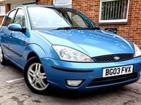 Used Ford Focus Zetec 2003 Blue Hatchback