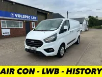 Used Ford Transit Custom 105 HP (77 kW) 2022 White Van