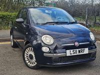 Used Fiat 500 Lounge 85 HP (62 kW) 2011 Blue Hatchback