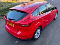 Used Ford Focus Zetec 125 HP (91 kW) 2015 Red Hatchback