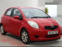 Used Toyota Yaris 2008 Red Hatchback
