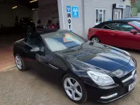 Used Mercedes SLK250 204 HP (150 kW) 2012 Black Cabriolet