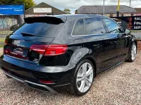 Used Audi A3 S-Line 150 HP (110 kW) 2016 Black Hatchback