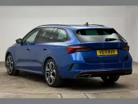 Used Skoda Octavia vRS 245 HP (180 kW) 2021 Race blue metallic Estate
