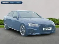 Used Audi A4 Black Edition 163 HP (119 kW) 2023 Blue