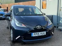 Used Toyota Aygo X-play 69 HP (50 kW) 2015 Blue Hatchback