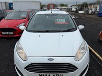 Used Ford Fiesta Zetec 2014 White Hatchback