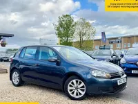 Used VW Golf VII Match 105 HP (77 kW) 2012 Blue Hatchback