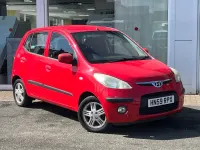Used Hyundai i10 Comfort 77 HP (56 kW) 2009 Red Hatchback