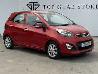 Used Kia Picanto 85 HP (62 kW) 2011 Red Hatchback