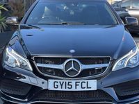 Used Mercedes E220 AMG line 177 HP (130 kW) 2015 Black Coupe