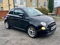 Used Fiat 500 Sport 2008 Black Hatchback