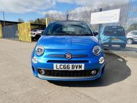 Used Fiat 500C S 85 HP (62 kW) 2016 Blue Cabriolet