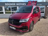 Begagnad VW Transporter Highline 199 HK (146 kW) 2021 Röd Van