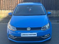 Used VW Polo SE 75 HP (55 kW) 2015 Blue Hatchback