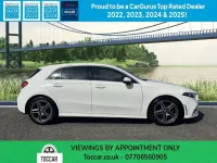 Used Mercedes A180 AMG line 116 HP (85 kW) 2019 White Hatchback