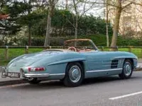 Used Mercedes SL300 215 HP (158 kW) 1957 Blue Cabriolet