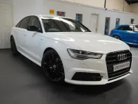 Used Audi A6 Black Edition 190 HP (139 kW) 2018 White Sedan