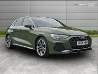 Used Audi A3 S-Line 147 HP (108 kW) 2025 Green Hatchback
