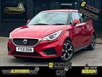Used MG MG3 Excite 106 HP (77 kW) 2021 Red Hatchback