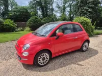 Used Fiat 500 Lounge 69 HP (50 kW) 2017 Pink Hatchback