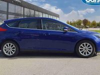 Used Ford Focus Titanium 125 HP (91 kW) 2017 Blue Hatchback