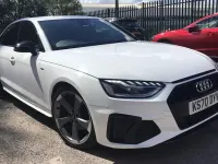 Used Audi A4 Black Edition 150 HP (110 kW) 2020 White Sedan