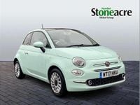 Used Fiat 500 Lounge 69 HP (50 kW) 2017 Green Hatchback