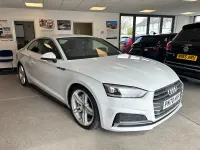 Used Audi A5 S-Line 190 HP (139 kW) 2020 White Coupe