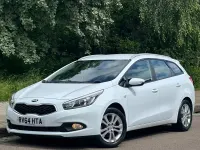 Used Kia Ceed 98 HP (72 kW) 2014 White Hatchback