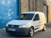 Used VW Caddy 104 HP (76 kW) 2009 White MPV