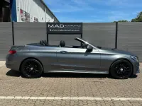 Used Mercedes C220 AMG line 170 HP (125 kW) 2017 Grey Cabriolet