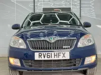 Used Skoda Fabia GreenLine 75 HP (55 kW) 2011 Blue Estate