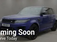 Second-hand Land Rover Range Rover Sport SVR 575 CP (422 kW) 2018 Albastru SUV