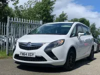 Used Vauxhall Zafira Tourer 162 HP (119 kW) 2014 White MPV