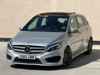 Begagnad Mercedes B220 AMG line 2016 Silver Minibuss