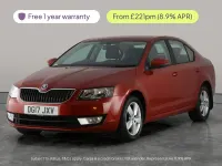 Used Skoda Octavia SE 150 HP (110 kW) 2017 Red Hatchback