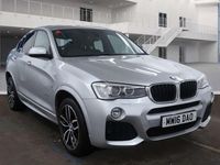 Used BMW X4 M Sport 190 HP (139 kW) 2016 Silver SUV