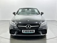 Used Mercedes C300 AMG line 258 HP (189 kW) 2019 Black Cabriolet