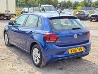 Used VW Polo SE 95 HP (69 kW) 2018 Blue Hatchback