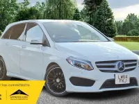 Used Mercedes B180 Executive 122 HP (89 kW) 2015 White Hatchback