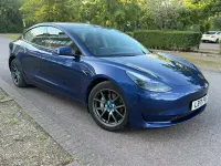 Used Tesla Model 3 Standard Range 366 kW (498 HP) 2021 Blue Sedan