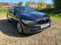 Usado BMW 118 Sport Line 2018 Negro Utilitario