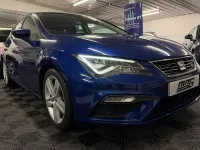 Used Seat Leon FR 125 HP (91 kW) 2017 Blue Hatchback