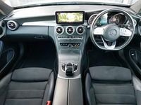 Used Mercedes C220 AMG Line Premium 194 HP (142 kW) 2019 Silver Coupe