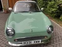 Used Nissan Figaro 2007 Green/cream Cabriolet