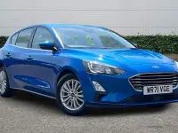Used Ford Focus Titanium 125 HP (91 kW) 2021 Blue Hatchback