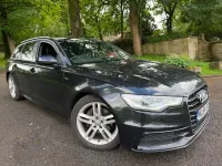 Used Audi A6 S-Line 190 HP (139 kW) 2014 Black Estate